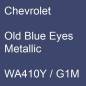 Preview: Chevrolet, Old Blue Eyes Metallic, WA410Y / G1M.